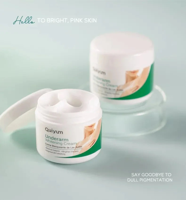 Quiyum aisselles crème pour le corps jambes genou coude crème terne enlever les taches foncées