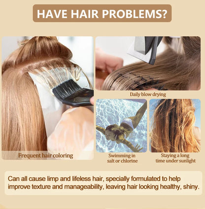 Shampoing PURC professionne kératine traitement des cheveux crème lissage cuir chevelu traitement