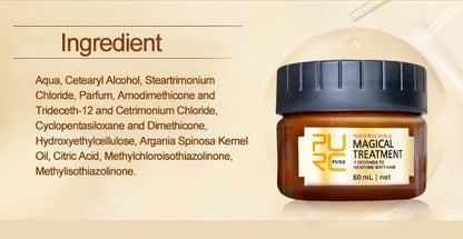 Shampoing PURC professionne kératine traitement des cheveux crème lissage cuir chevelu traitement