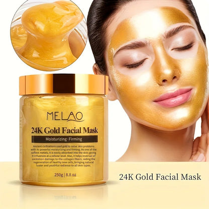 Tiroir AO-Masque facial doré 24K, masque de beauté, élimine tous impurte et répare la peau