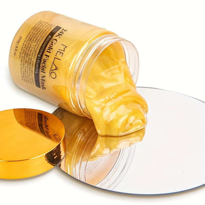 Tiroir AO-Masque facial doré 24K, masque de beauté, élimine tous impurte et répare la peau