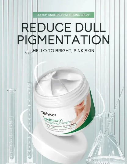 Quiyum aisselles crème pour le corps jambes genou coude crème terne enlever les taches foncées