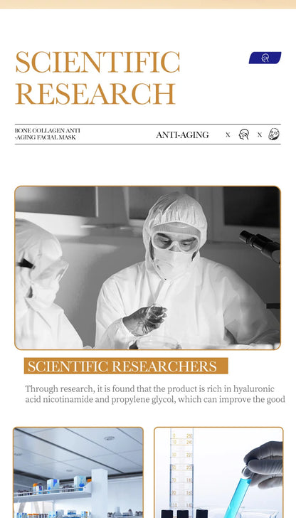 Masque Facial Anti-rides au collagène, 10 pièces, Anti-vieillissement