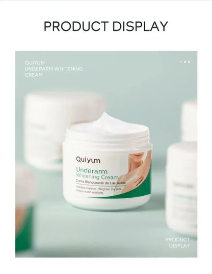Quiyum aisselles crème pour le corps jambes genou coude crème terne enlever les taches foncées