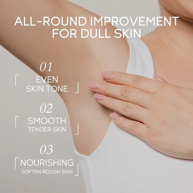 Quiyum aisselles crème pour le corps jambes genou coude crème terne enlever les taches foncées