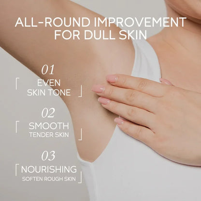 Quiyum aisselles crème pour le corps jambes genou coude crème terne enlever les taches foncées