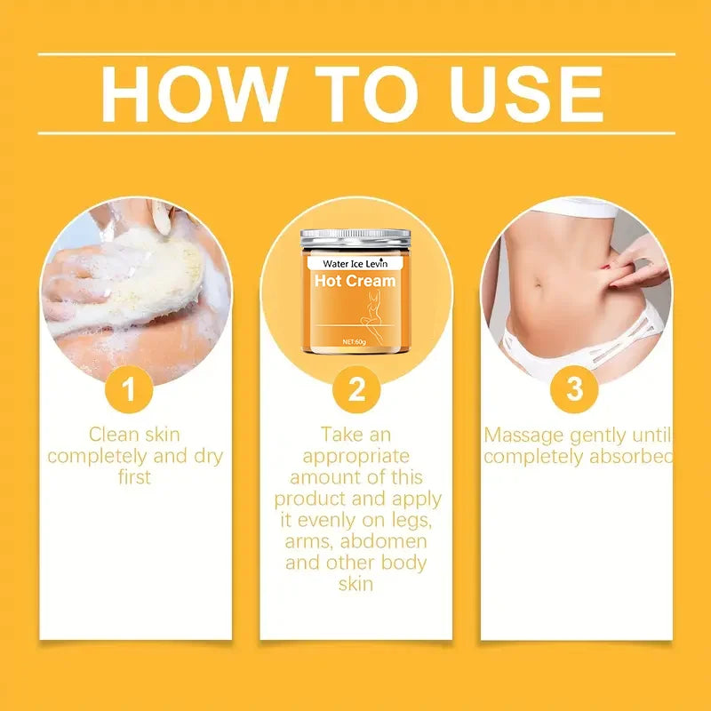 Crème de massage pour tout le corps et la musculation, compresse chaude