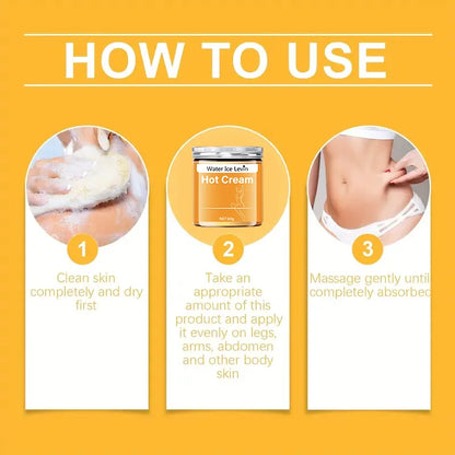 Crème de massage pour tout le corps et la musculation, compresse chaude