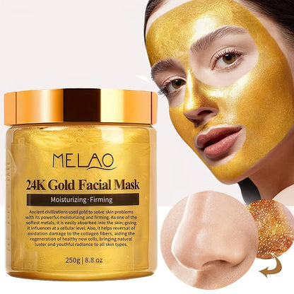 Tiroir AO-Masque facial doré 24K, masque de beauté, élimine tous impurte et répare la peau