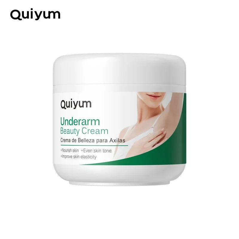 Quiyum aisselles crème pour le corps jambes genou coude crème terne enlever les taches foncées
